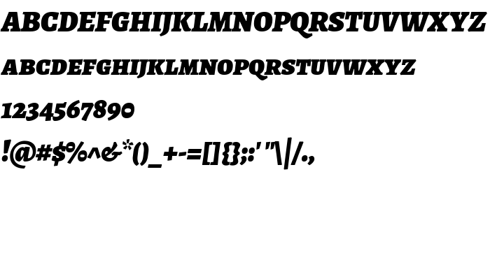 Fontin esikatselu Alegreya SC Black Italic