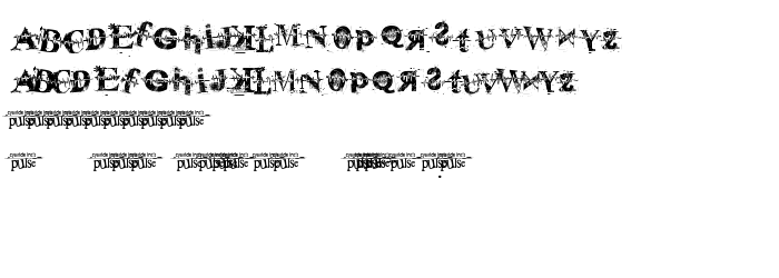 Fontin esikatselu pulse sans