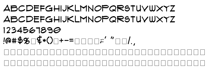 Fontin esikatselu Flux