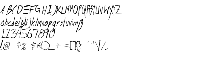 Fontin esikatselu Shank