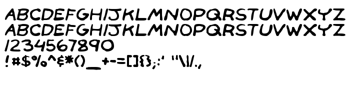 Fontin esikatselu Face Front