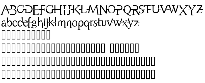 Fontin esikatselu Appendix   Normal