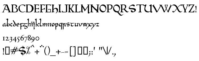 Fontin esikatselu Beowulf Modern