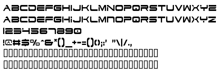 Fontin esikatselu Dodger Condensed