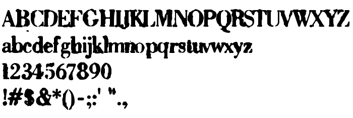 Fontin esikatselu Sixty