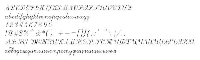 Fontin esikatselu ScriptC