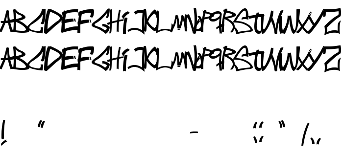 Fontin esikatselu Intens writings