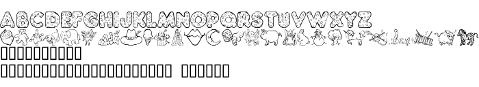 Fontin esikatselu KG ABCs