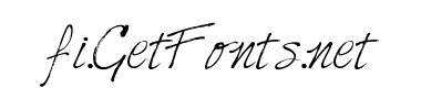 Fontti HarabaraHand Italic