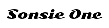 Fontti Sonsie One