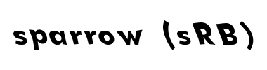 Fontti sparrow (sRB)