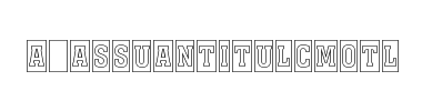 Fontti a_AssuanTitulCmOtl