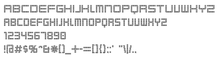Fontin esikatselu Karnivore Digit