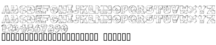 Fontin esikatselu Wood Shapes