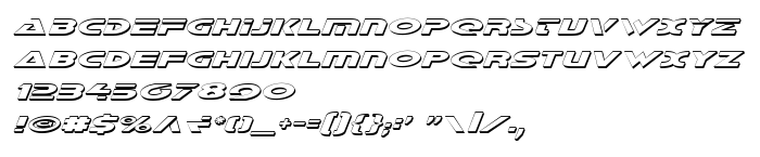 Fontin esikatselu Galant Shadow Italic