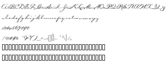 Fontin esikatselu Carpenter Script