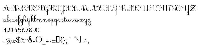 Fontin esikatselu PlumBDL