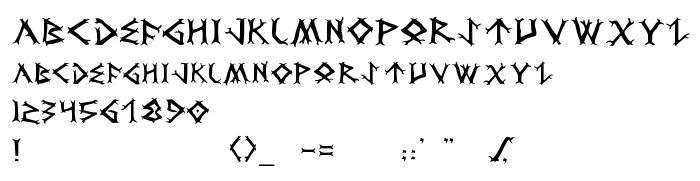 Fontin esikatselu Dragon Order