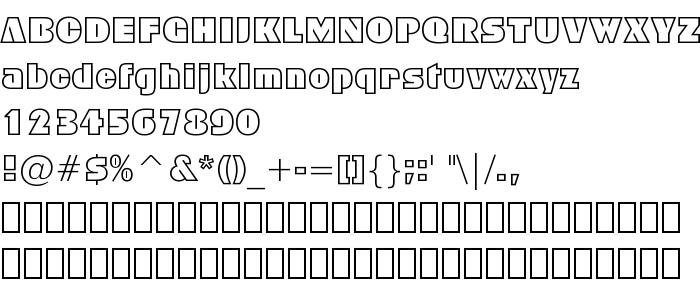 Fontin esikatselu Geometric 885 BT