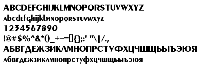Fontin esikatselu Penta Bold