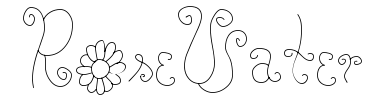 Fontti RoseWater