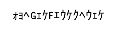 Fontti Matrix Code NFI